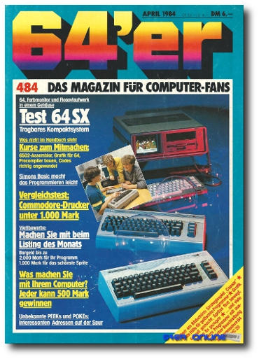 Erstausgabe des 64'er Magazins